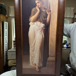 Large Lord Frederic Leighton Oil Painting 