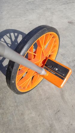 Measuring wheel for  large areas