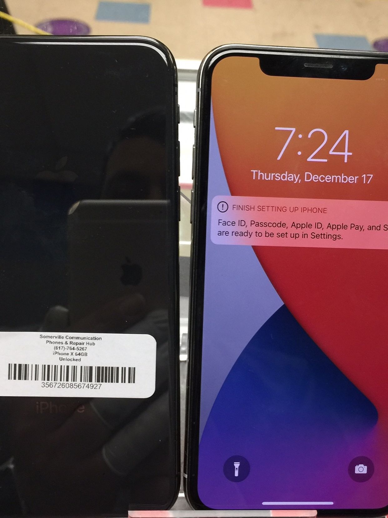 iPhone x 64gb unlocked