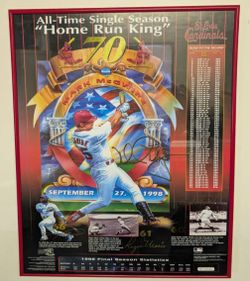 Limited edition home run poster - framed