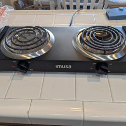 IMUSA Electric Double Burner -1750W