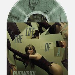 Taylor Swift - The Life Of A Showgirl - The Shiny Bug Edition - Wintergreen & Onyx Marbled Version