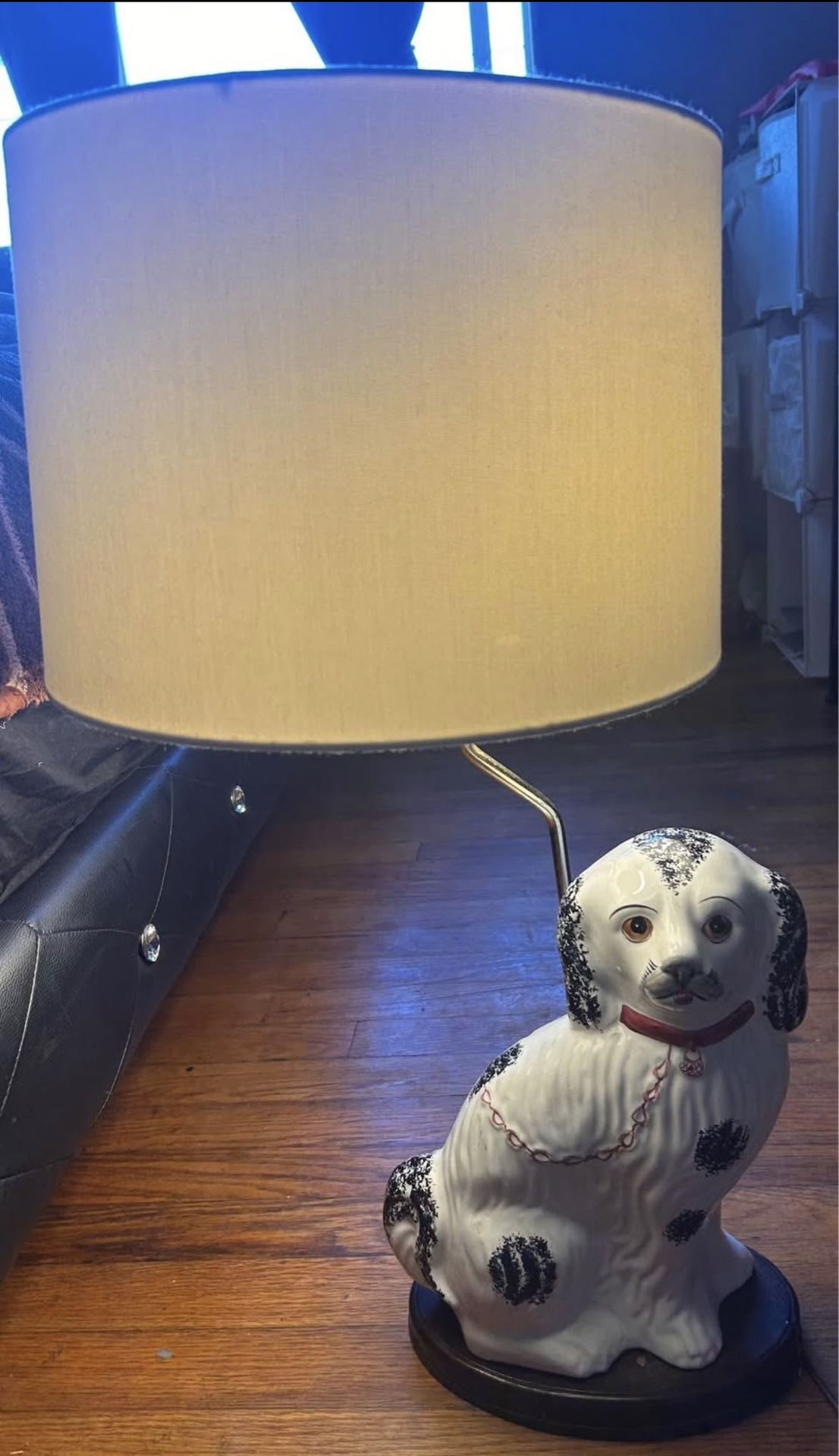 Working Vintage Dog Lamp