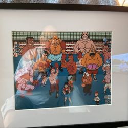 Autographed 11x14 Photo Of Mike Tyson Punch Out Beckett COA.