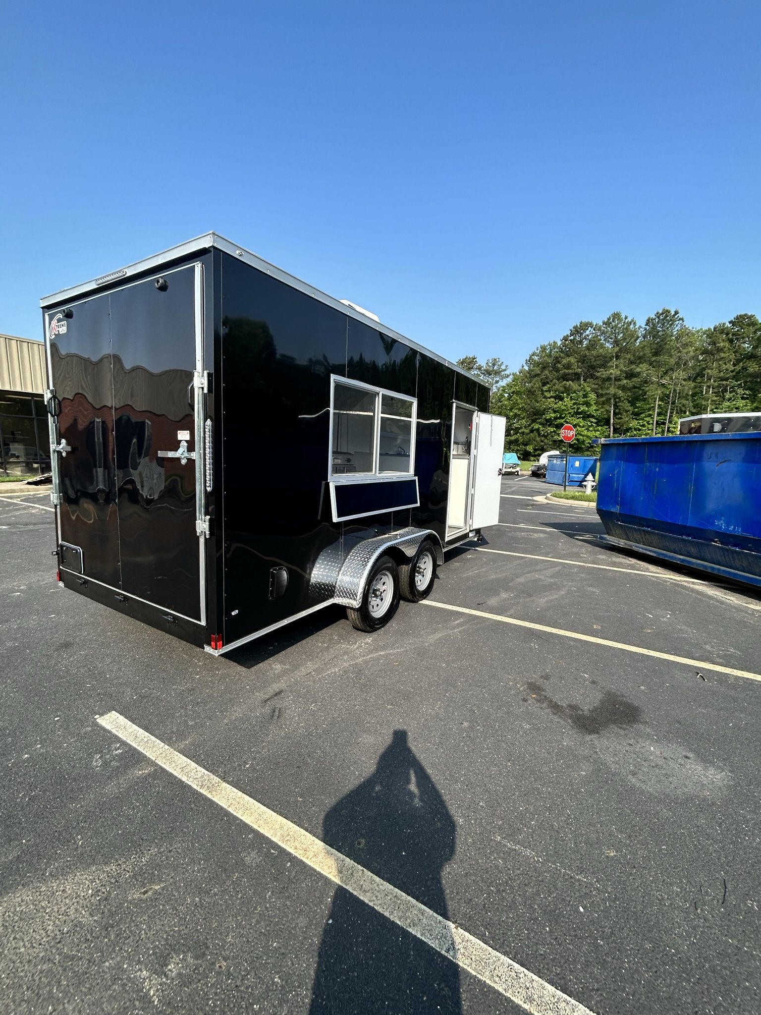 7 x 16 Fully Enclosed Concession Trailer