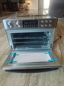 28QT Air Fryer Toaster Oven Combo, Large 12-in-1 Convection Countertop Oven