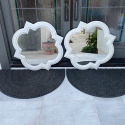White mirror set 