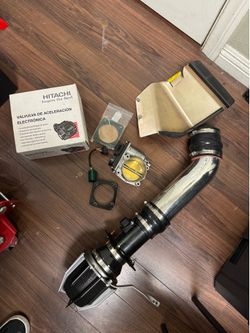 350z VQ35DE Z1 Hitachi 75mm throttle body conversion plus matching intake