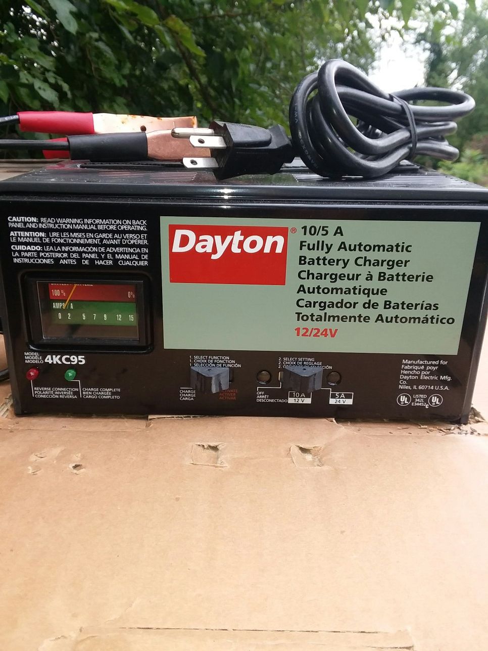 Dayton Battery Charger