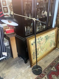 Industrial Floor Lamp Adjustable Mid Century Style