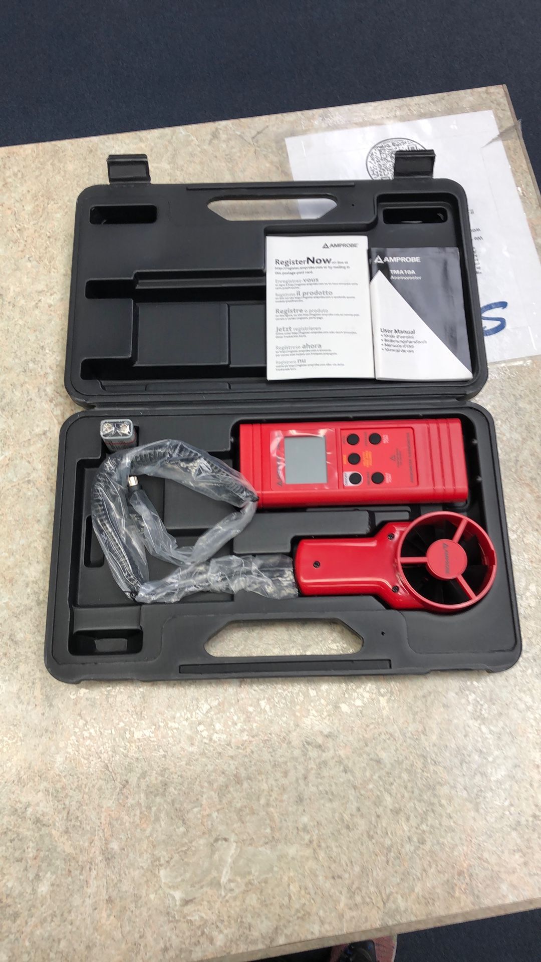 Amprobe TMA10A Anemometer Thermometer For HVAC