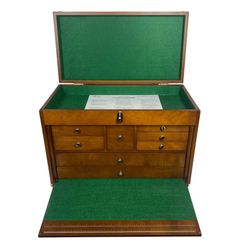 NEW Large TRINITY Solid Wood Hobby / Tool Chest Jewelry Watchmaking