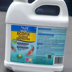 API Pond EcoFix Sludge Destroyer, 1/2 Gallon, 64oz