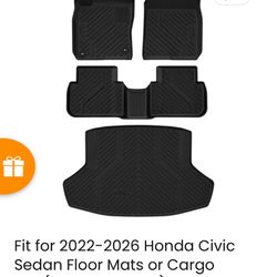 $35-2022-2026 Honda Civic Sedan Floor Mats