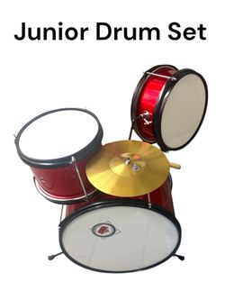 Kids/junior 3 piece Drum Set  MUST SEE SOUNDS GREAT