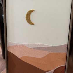 18” x 26” Embroidered canvas art