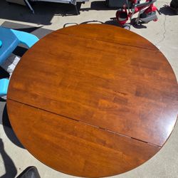 Round Wood Dining Table