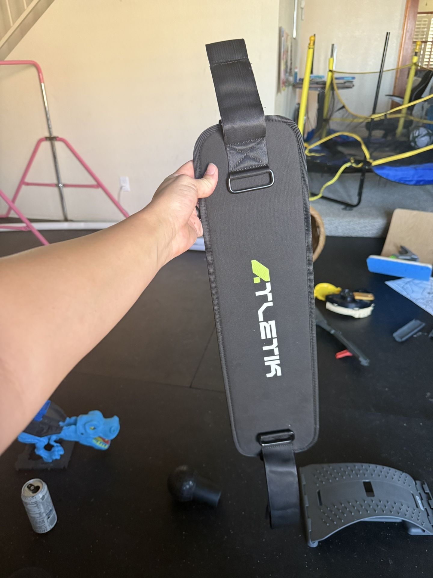 Premium Hip Thrust Belt for Dumbbells Heavy, Kettlebells, and Plates, Hip Exercise Band for Weights, Ideal for Gym or Home Workouts