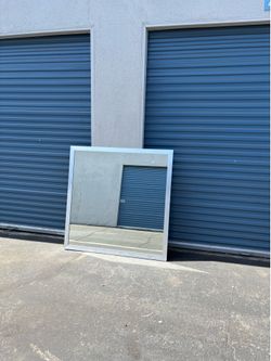 Huge aluminum frame mirror heavy duty made