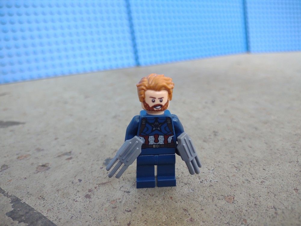 Lego Marvel Avengers Infinity War Captain America Steve Rogers Minifigure