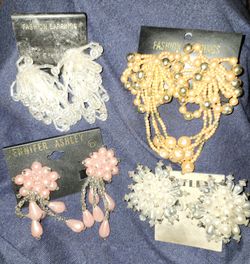 Beaded Clip-on Earrings 