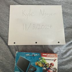 New Nintendo 2DS XL (Black & Turquoise) Complete in Box