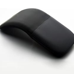 Foldable Mouse Bluetooth Folding Wireless Mice with Touch Panel-Black