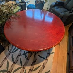 Cherry Wood Circular Table