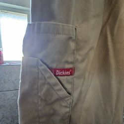 Women's Dickeys Khaki Scrub Pants - Size 2x