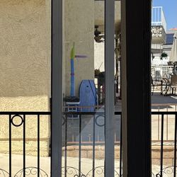 8’ tall dog door for sliding glass door