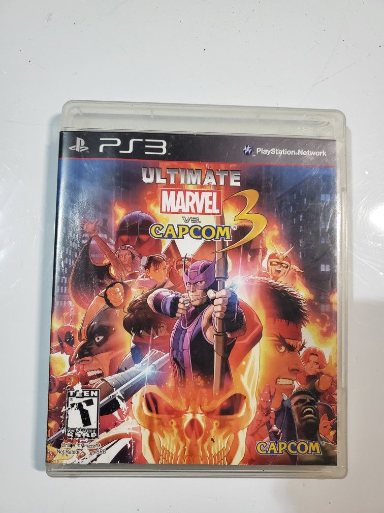 Marvel Vs Capcom 3 , Playstation 3, PS3