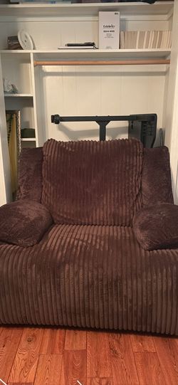 Brown recliner