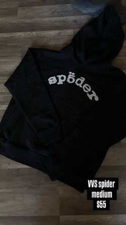 Vvs spider hoodie , Size medium, black