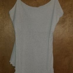 Tan camisole with slit up the side, size L