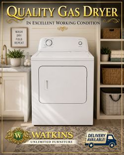 🔥 Gas Dryer – Excellent Working Condition – Delivery Available! 🔥