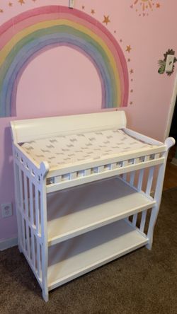 Baby Crib With Changing Station