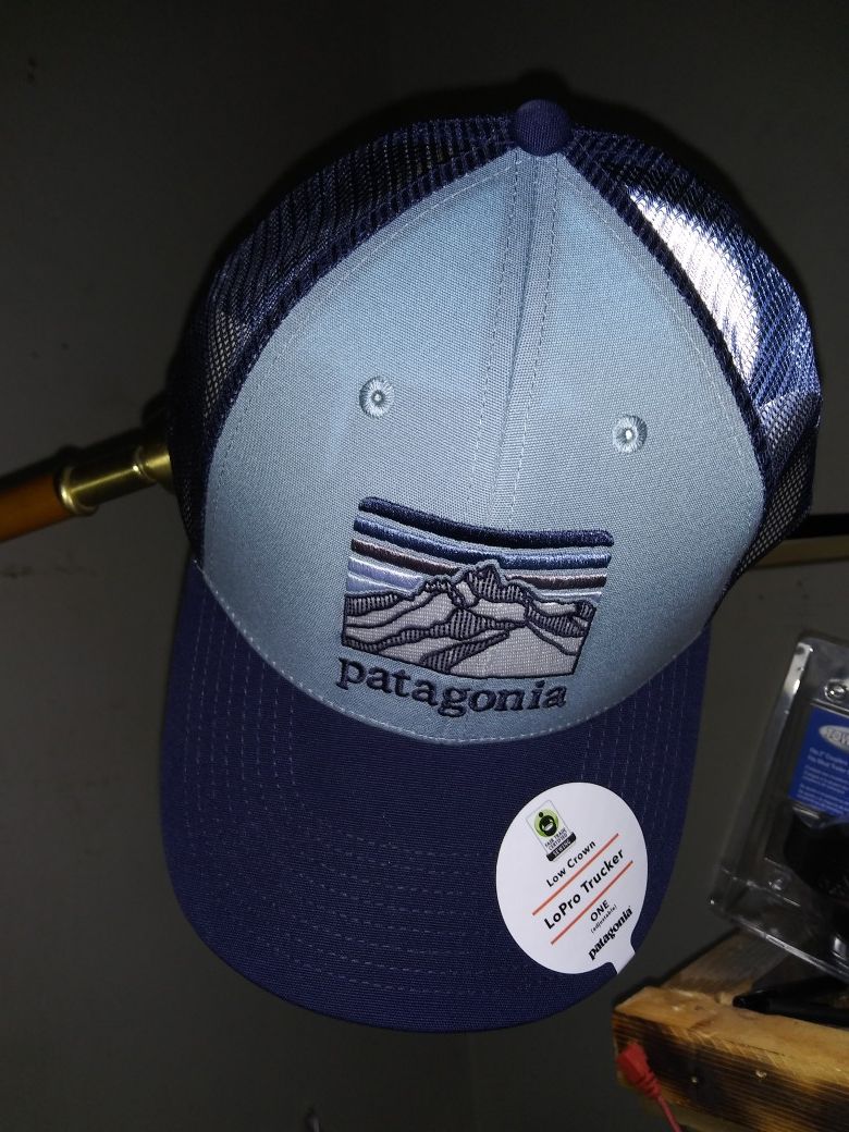 Patagonia snap back trucker hat