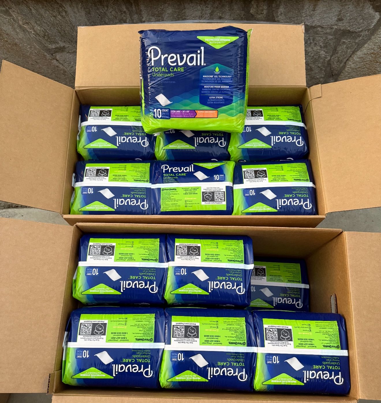 Prevail Total Care Underpass 10 Count