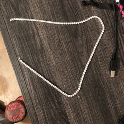 Tennis Diamond Necklace Women