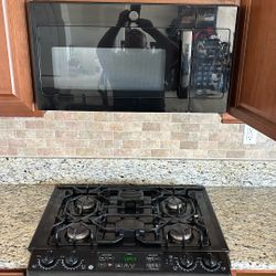 LG Appliances Gas Stove And Microwave 