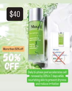 Murad replenish multi acid peel