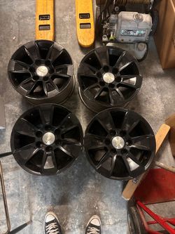 Chevy OEM Black Wheels – Set of 4 | $350 OBO