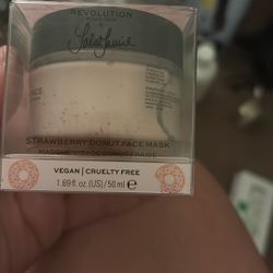 Strawberry doughnut, face mask