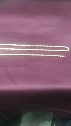 Rope necklace and bracelet