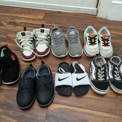 Toddler Boys shoes - Size 8-9c - Nike, Adidas, Air Jordans, Vans, Puma