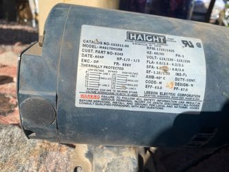 Commercial grade motor/pump