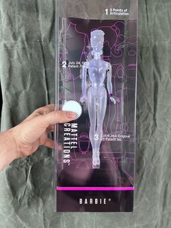 RARE Mattel Creations Art of Engineering Barbie GXL11 – Transparent Clear Barbie 2020 Collector