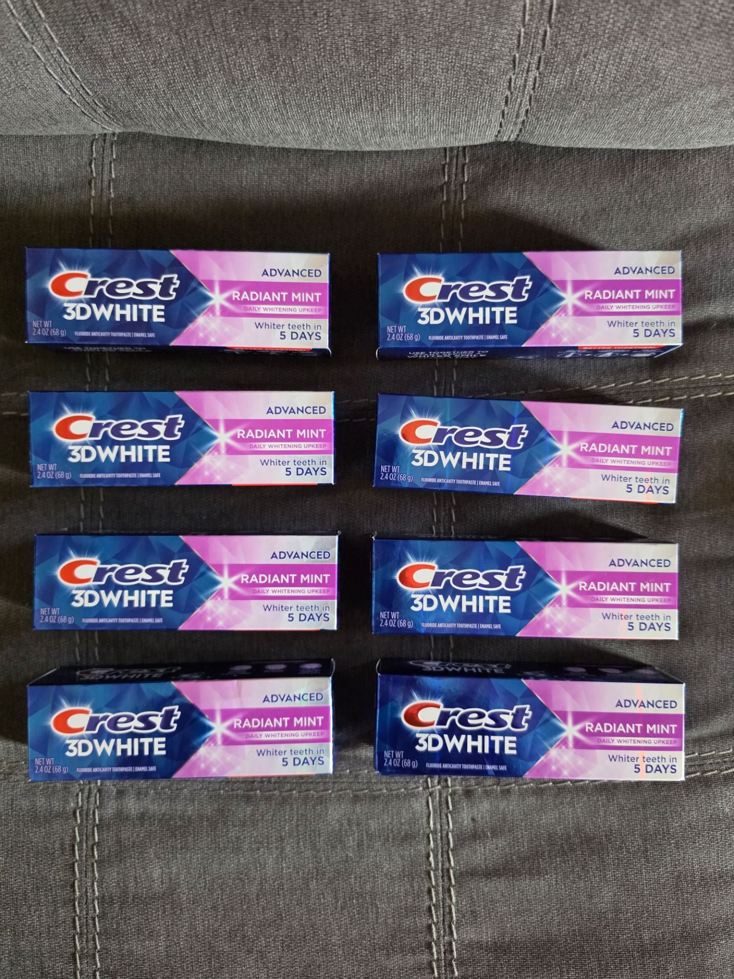 Crest 3d white toothpaste, take all for $20