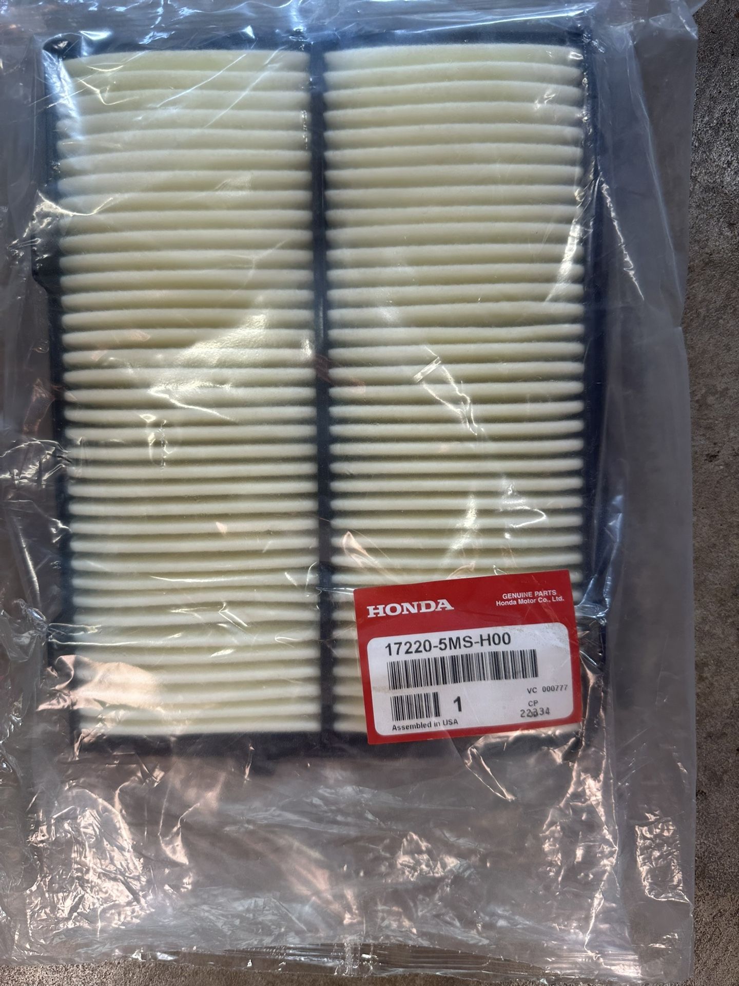 Acura RDX Genuine Acura Air Filter Brand New