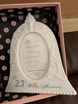 Anniversary frame for 25 years.